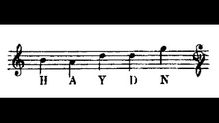 Menuet sur le nom d'Haydn