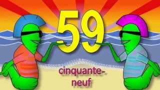 Les chiffres et les nombres de 50 à 70