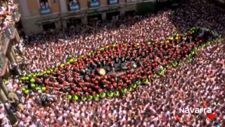 Salida de los gaiteros en San Fermín 2015