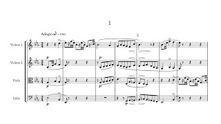 String Quartet No.1, in E flat major