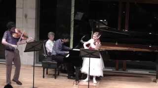 Trio movement for violin, viola and piano