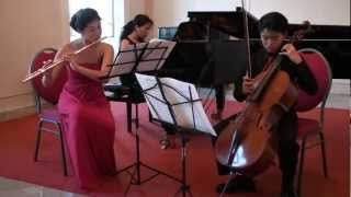 Grand Sonata in F op. 65 for flute, cello, piano (1st)