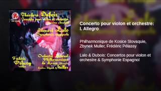 Concerto pour violon et orchestre: I. Allegro