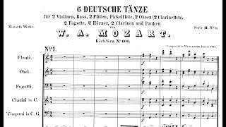 6 German Dances for orchestra